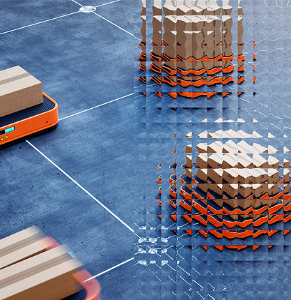 Warehouse Robots at Work and FloxMind Cognitive Layer
